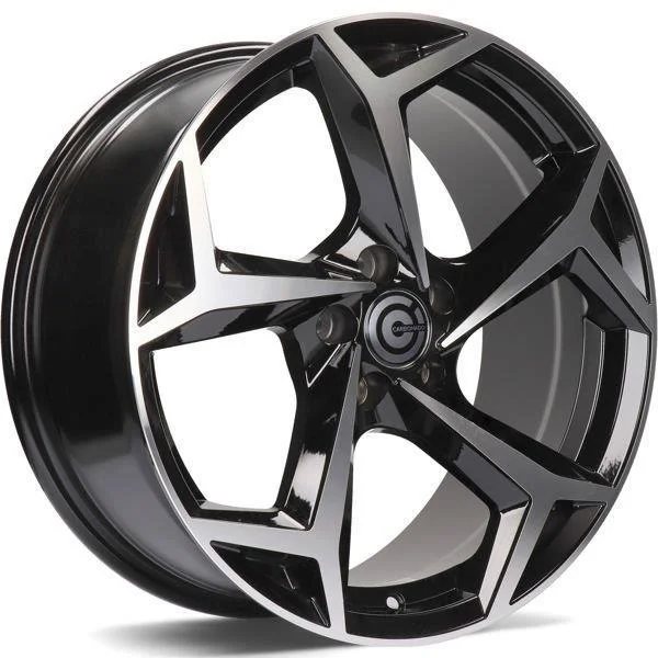 Statusfälgar Tropico Black Front Polished 6x15 5/100 ET38