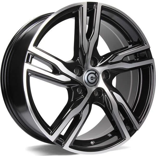 Statusfälgar Punch Black Front Polished 8x18 5/108 ET45