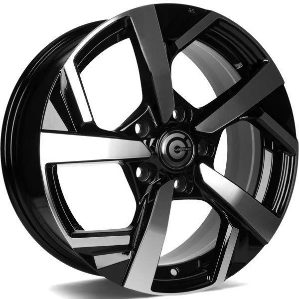Statusfälgar Quincy Black Front Polished 6.5x16 5/114,3 ET40
