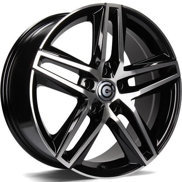 Statusfälgar Stormy Black Front Polished 7.5x17 5/112 ET42