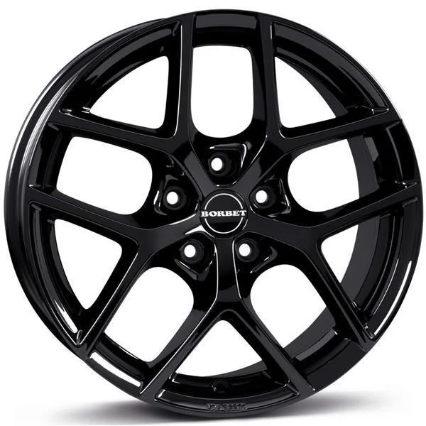 Statusfälgar Y Black Glossy 7.5x17 5/112 ET45