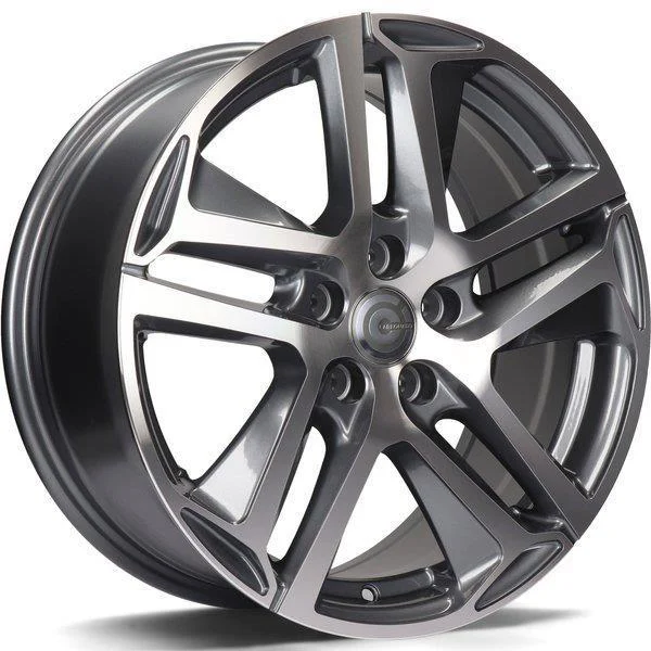 Statusfälgar Nice Anthracite Front Polished 7.5x17 5/108 ET45