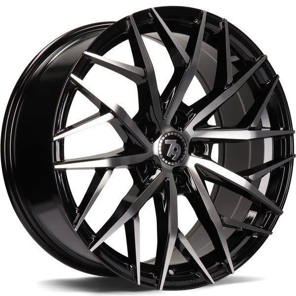 Statusfälgar SV-C Black Front Polished 8x18 5/108 ET42