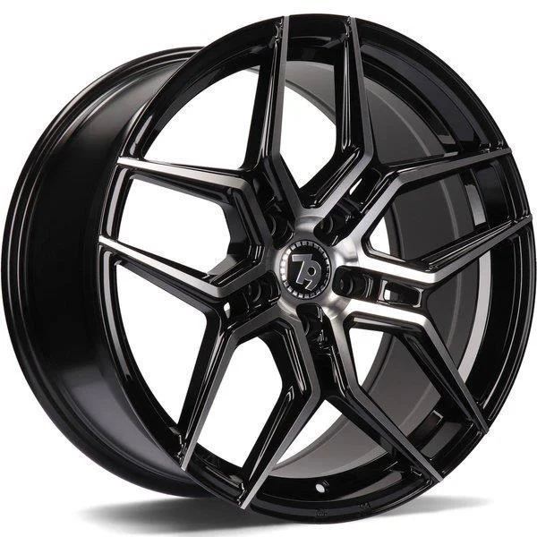Statusfälgar SV-B Black Front Polished 8x18 5/120 ET35