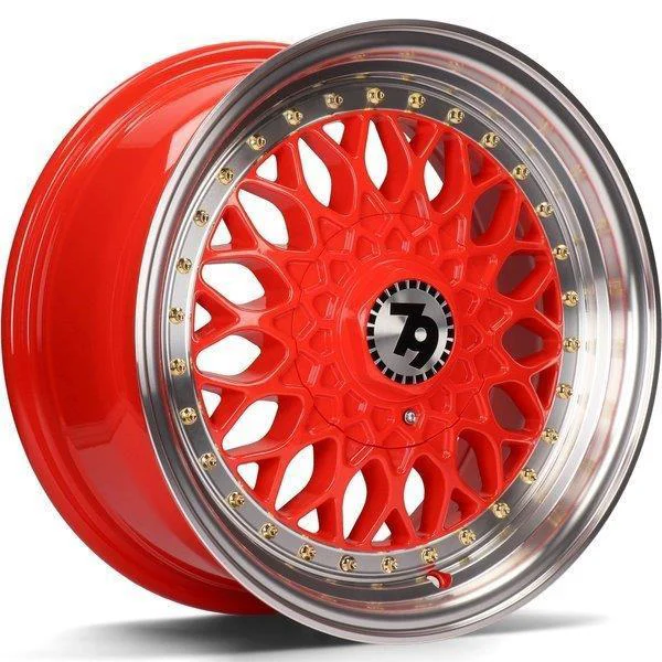 Statusfälgar SV-E Red Lip Polished 7.5x17 5/112/120 ET35
