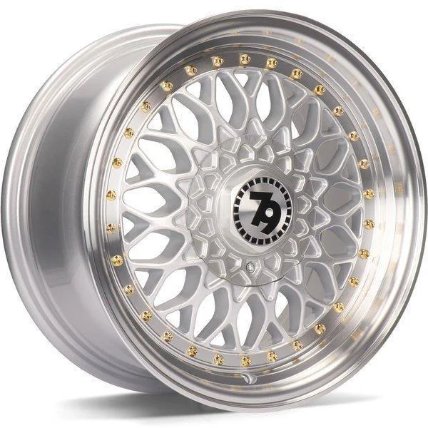Statusfälgar SV-E Silver Lip Polished 7.5x17 5/112/120 ET35