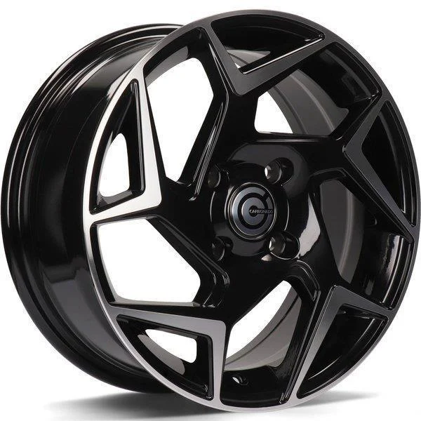 Statusfälgar Clipper Black Front Polished 6.5x15 4/108 ET40
