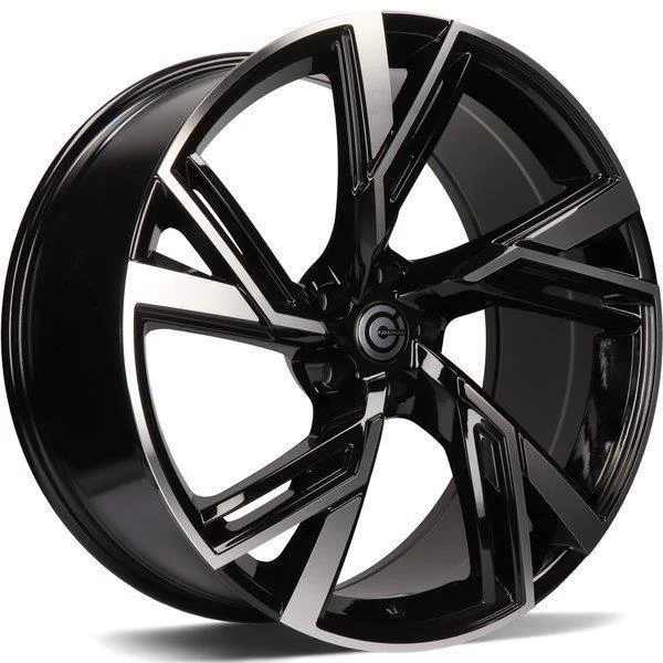 Statusfälgar Rich Black Front Polished 8x18 5/112 ET45