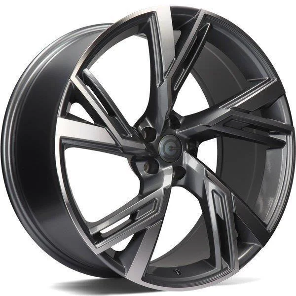 Statusfälgar Rich Anthracite Front Polished 9x20 5/112 ET30