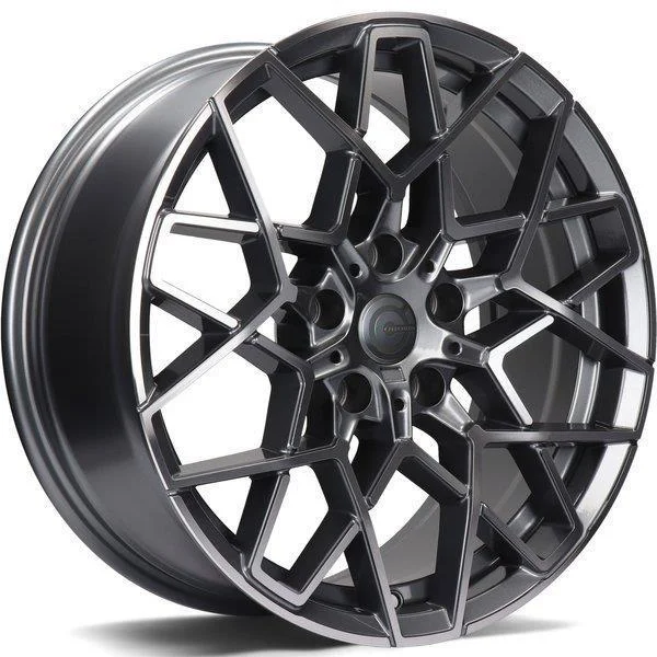 Statusfälgar Shield Anthracite Front Polished 8x18 5/120 ET30