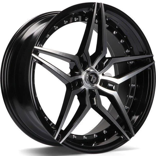 Statusfälgar SV-AR Black Front Polished 9.5x19 5/120 ET35