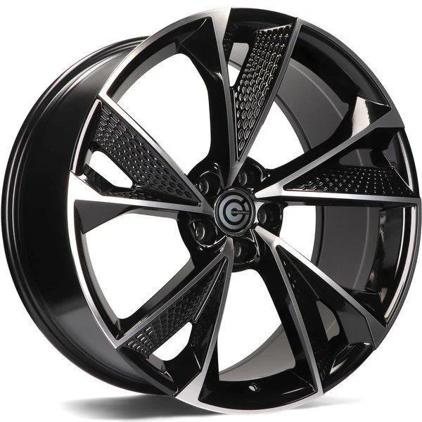 Statusfälgar Luxury Black Front Polished 9x20 5/112 ET30