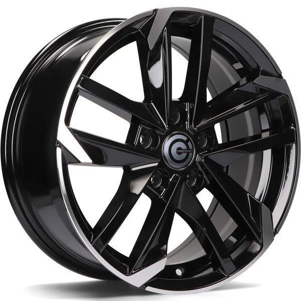 Statusfälgar Rennes Black Front Polished 6.5x15 4/108 ET25