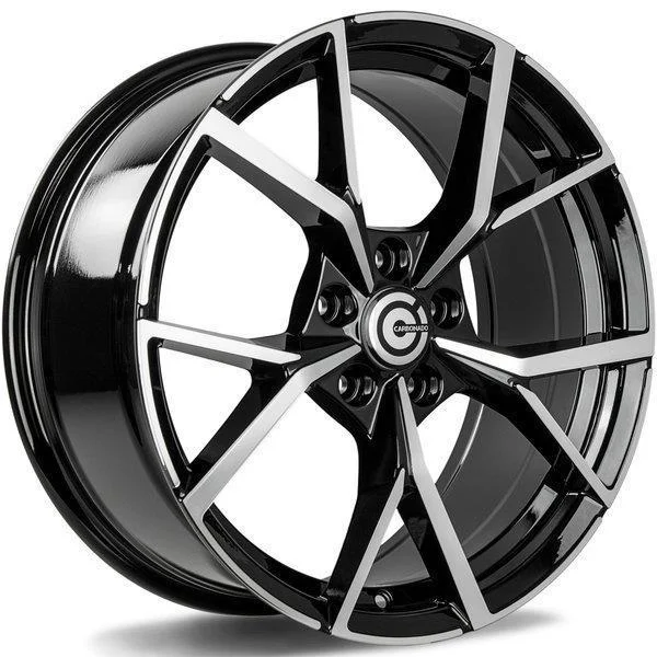 Statusfälgar Predator Black Front Polished 6.5x16 5/100 ET38