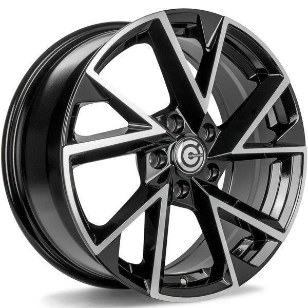 Statusfälgar Summer Black Front Polished 7x17 5/112 ET40