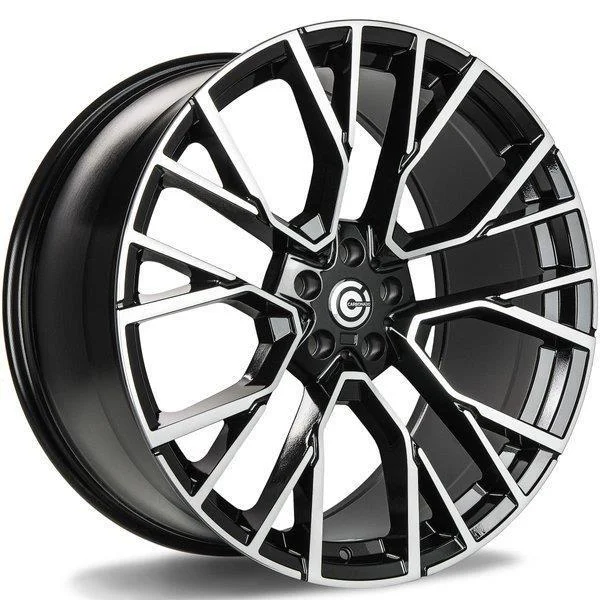 Statusfälgar Anomaly Black Front Polished 9x20 5/112 ET30