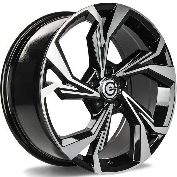 Statusfälgar Slingshot Black Front Polished 8x18 5/112 ET45