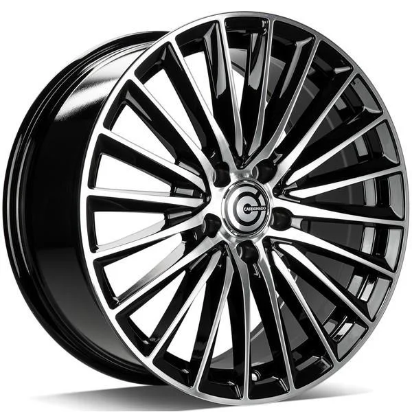Statusfälgar Prestige Black Front Polished 7.5x17 5/112 ET35