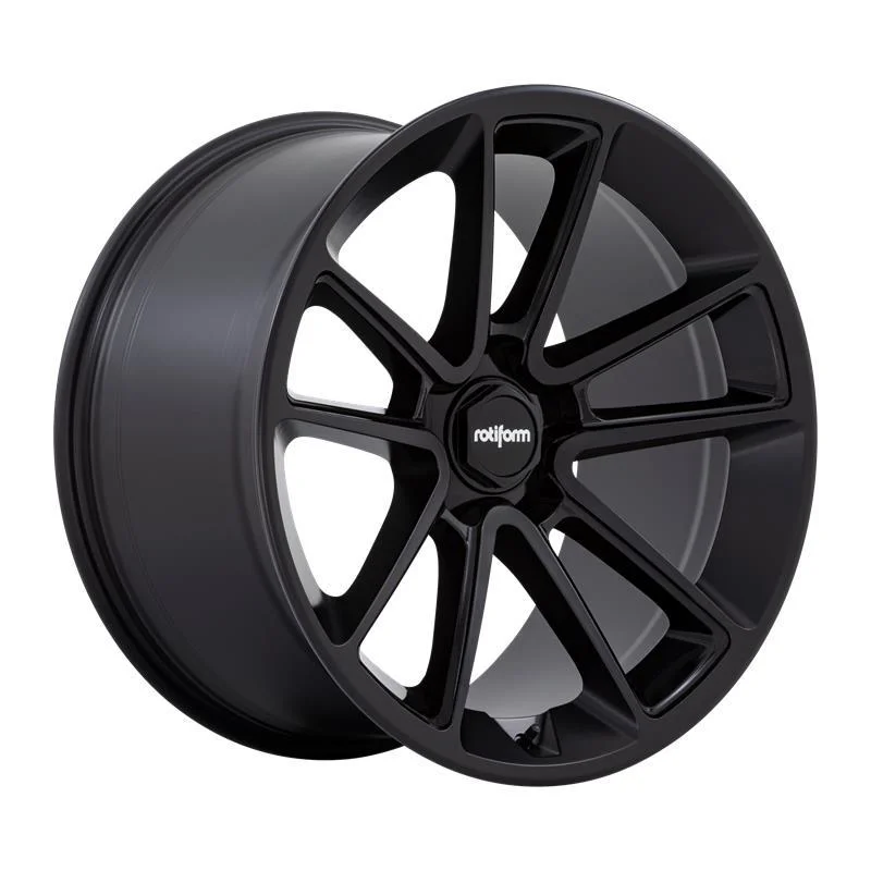 Statusfälgar R194 BTL MATTE BLACK W/ BLACK CAP 10x22 5/112 ET10