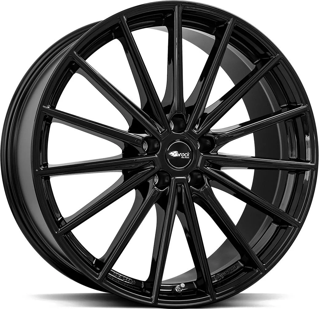Rautamo BROCK B43 Shiny Black 10x21 5/130 ET33