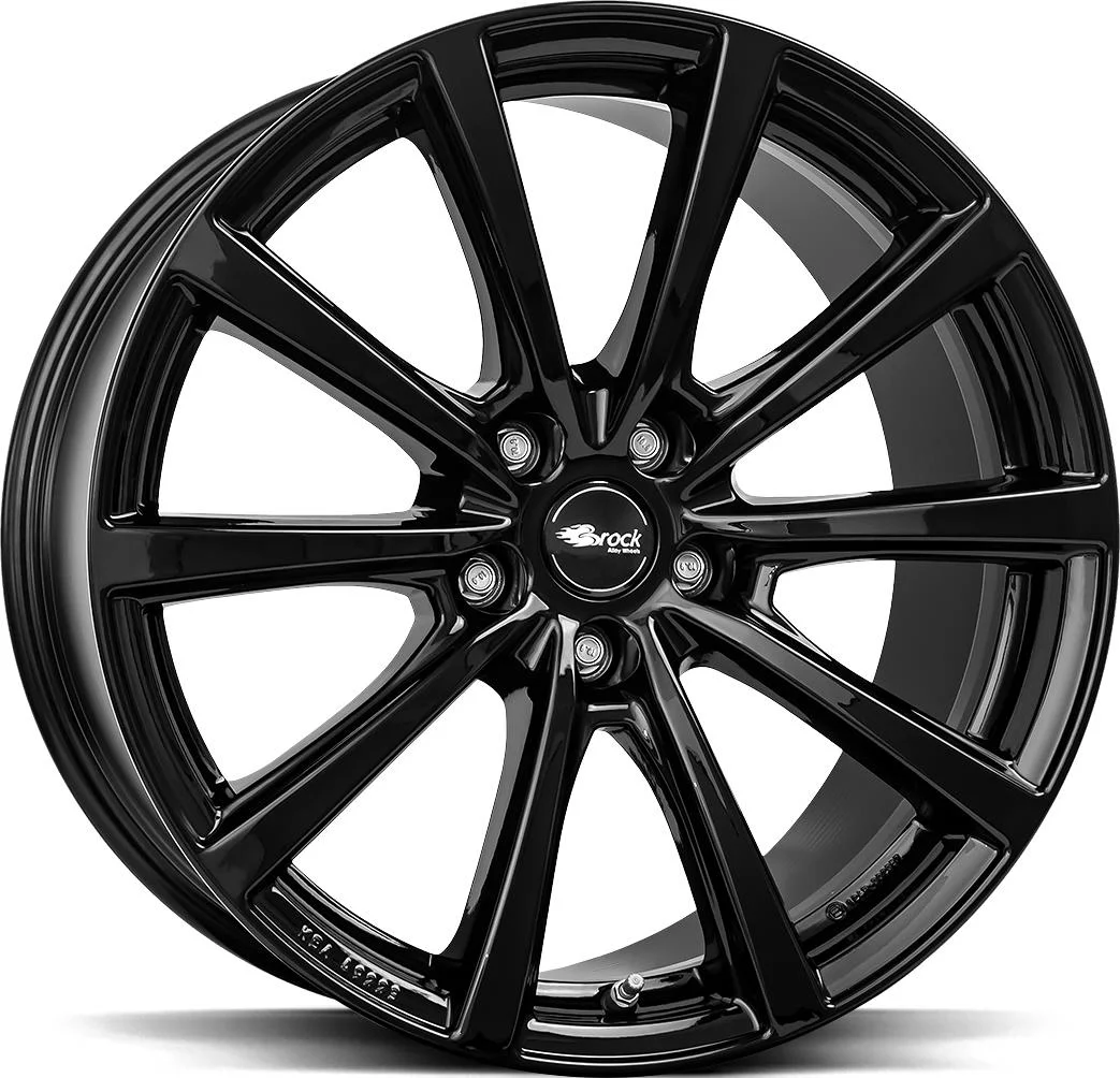 Rautamo BROCK B32 Shiny Black 8.5x19 5/114,3 ET40