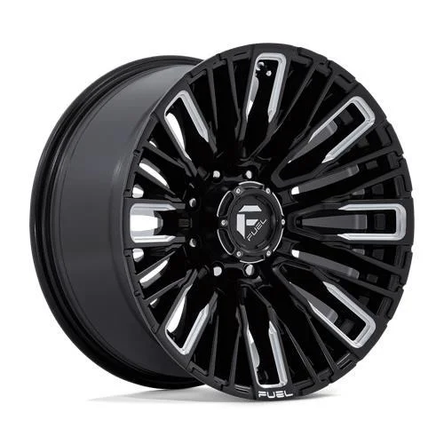 Statusfälgar D849 REBAR GLOSS BLACK MILLED 10x20 8/180 ET-18