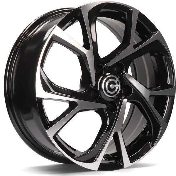 Statusfälgar Tokio Black Front Polished 8x18 5/114,3 ET40