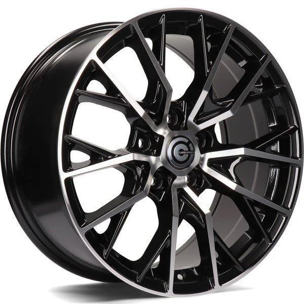 Statusfälgar Intensive Black Front Polished 8x17 5/114,3 ET40