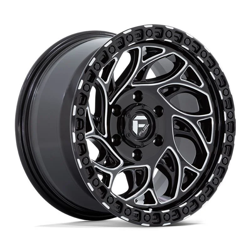 Statusfälgar D840 RUNNER OR GLOSS BLACK MILLED 9x18 6/139,7 ET1