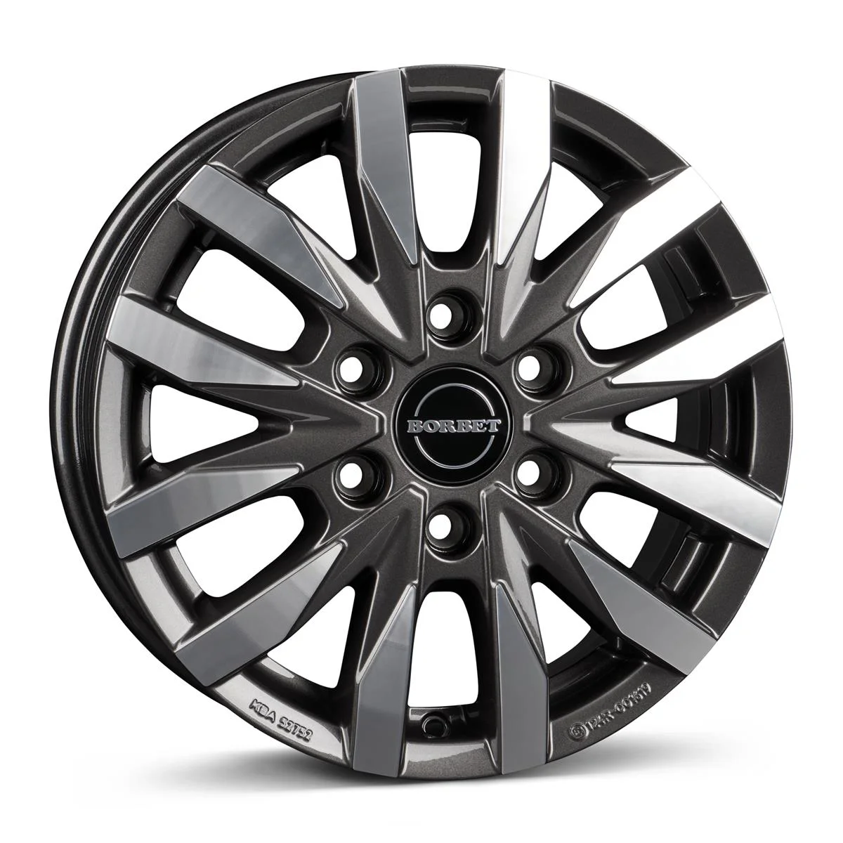 Rautamo BORBET CW6 Mistral Anthracite Gloss Pol 7.5x18 6/130 ET47