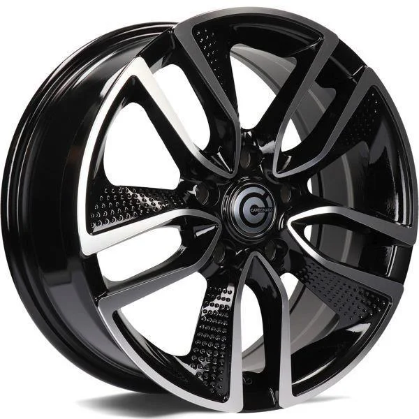 Statusfälgar Force Black Front Polished 6.5x15 5/114,3 ET38