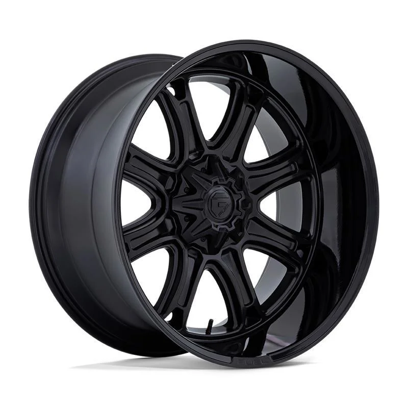 Statusfälgar DARKSTAR MATTE BLACK W/ GLOSS BLACK LIP 9x20 8/180 ET1