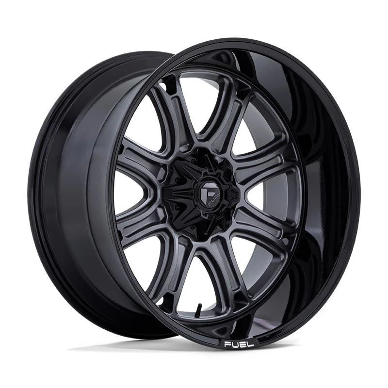 Statusfälgar DARKSTAR MATTE GUNMETAL W/ BLACK LIP 10x20 8/170 ET-18