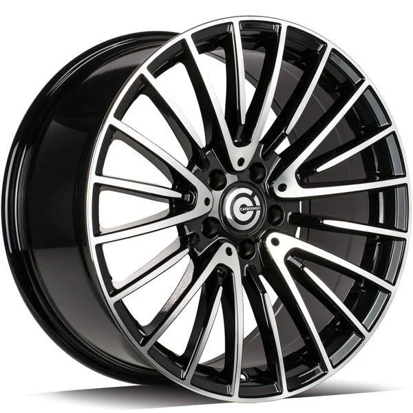 Statusfälgar Inex Black Front Polished 8.5x19 5/112 ET35