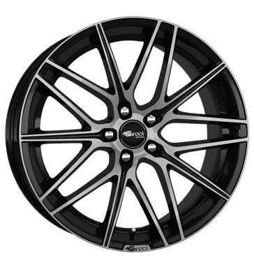 AFL Brock B34 Schwarz Glanz Vollpoliert 8x18 5/108 ET45