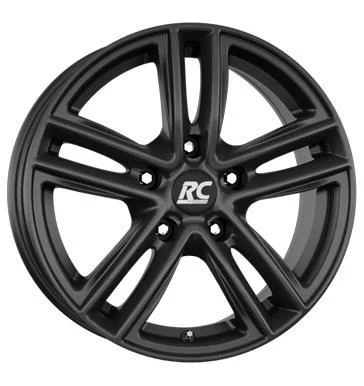 AFL Rcdesign RC27 Schwarz Klar Matt 7x17 5/112 ET42