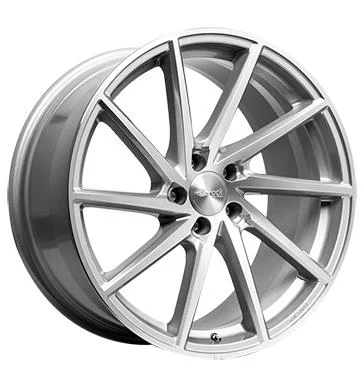 AFL Brock B37C Kristallsilber Vollpoliert 9.5x20 5/112 ET38