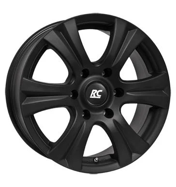 AFL Rcdesign RC14S Schwarz Klar Matt 7.5x17 6/114,3 ET40