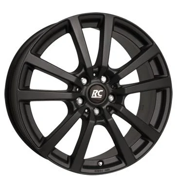 AFL Rcdesign RC25T Schwarz Klar Matt 7.5x18 5/160 ET50