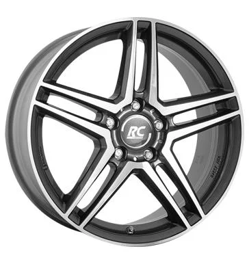 AFL Rcdesign RC D17 Himalaya Grey Vollpoliert 6.5x16 5/112 ET38