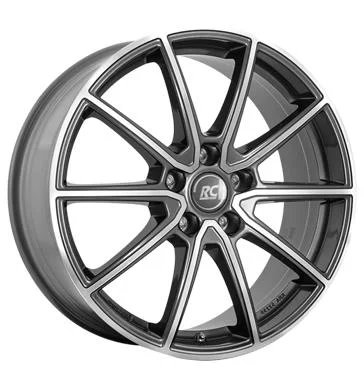 AFL Rcdesign RC32 Himalaya Grey Vollpoliert 6.5x16 5/112 ET22