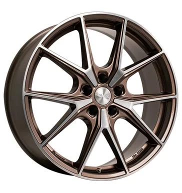 AFL Brock B40 Bronze Copper Vollpoliert 8x19 5/112 ET45