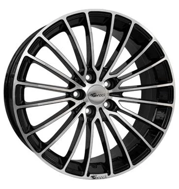 AFL Brock B24 Schwarz Glanz Vollpoliert 7x16 4/100 ET38