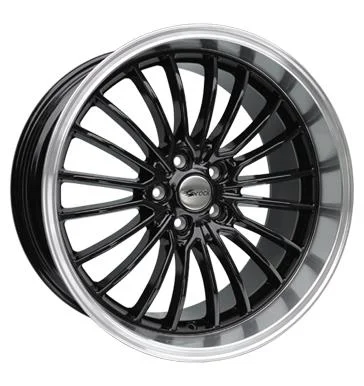 AFL Brock B24GP Schwarz Glanz Hornpoliert 8.5x19 5/112 ET45