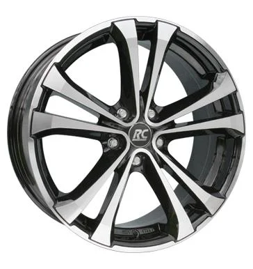 AFL Rcdesign RC17 Schwarz Glanz Vollpoliert 7x16 5/112 ET35