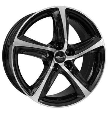 AFL Brock B25 Schwarz Glanz Vollpoliert 7.5x17 5/112 ET47
