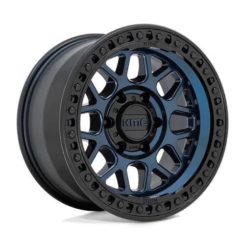 Statusfälgar KM549 GRS MIDNIGHT BLUE W/ GLOSS BLACK LIP 9x17 6/139,7 ET0