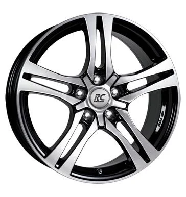 AFL Rcdesign RC26 E Schwarz Glanz Vollpoliert 7.5x18 5/112 ET52