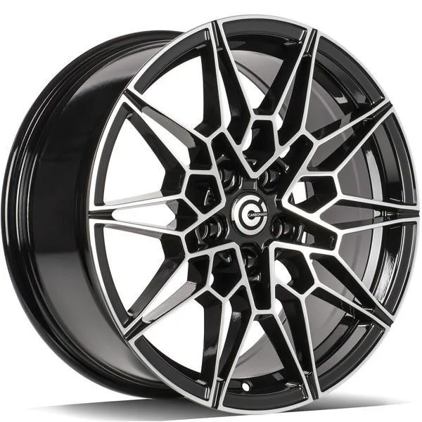 Statusfälgar Solid Black Front Polished 8x18 5/120 ET30