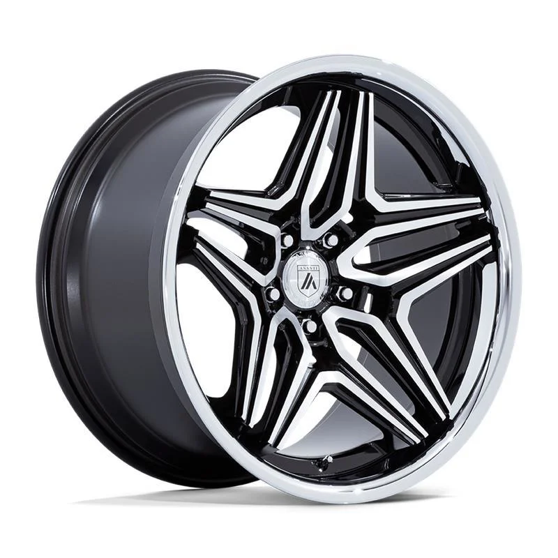Statusfälgar ABL-46 DUKE GLOSS BLACK MACHINED 9x22 5/120 ET15